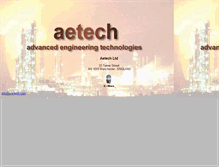 Tablet Screenshot of a-e-tech.com